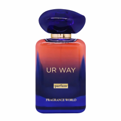 Fragrance World UR Way EDP 100 ml — toode eestvaates; lähivaade; valgel taustal