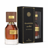 Lattafa Perfume Saheb EDP 70 ml — товар и упаковка; очень крупный план; на белом фоне