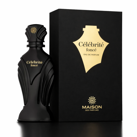 Fragrance World Celebrite Fonce Maison EDP 80 ml — produkto pakuotė; stambus planas; baltame fone