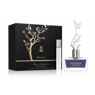 Aurora Scents Deciduous Winter EDP 100 ml — toote pakend; täiskompositsioon; valgel taustal
