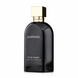 Fragrance World Suspenso EDP 100 ml — товар спереди; крупный план; на белом фоне
