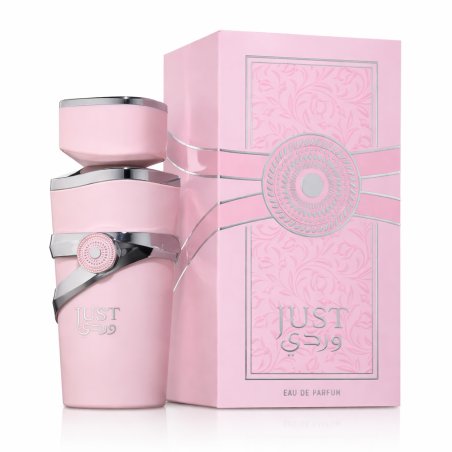 Fragrance World Just Ward EDP 100 ml — toode ja pakend; lähivaade; valgel taustal; lähim kadreering