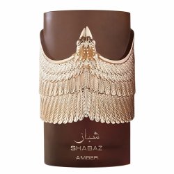 Fragrance World Shabaz Amber EDP 100 ml — товар спереди; крупный план; на белом фоне