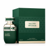 Fragrance World Sultry Woods EDP 80 ml — productverpakking; close-up; op een witte achtergrond
