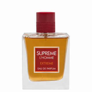 Fragrance World Supreme L’Homme Extreme EDP 100 ml — продукт отпред; близък план; на бял фон