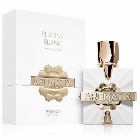 Fragrance World Aromatix Platine Blanc EDP 100 ml — изображение товара; крупный план; на белом фоне; самый широкий кадр