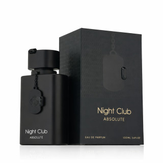 Fragrance World Night Club Absolute EDP 100 ml — упаковка товара; крупный план; на белом фоне