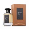 Fragrance World Leather so rare EDP 100 ml — toote pakend; lähivaade; valgel taustal