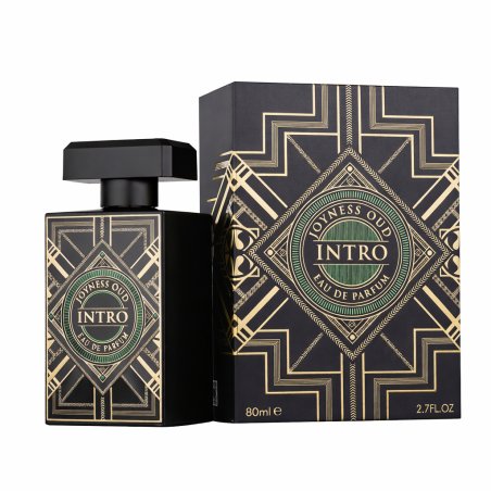 Fragrance World Intro Joyness EDP 100 ml — упаковка товара; крупный план; на белом фоне