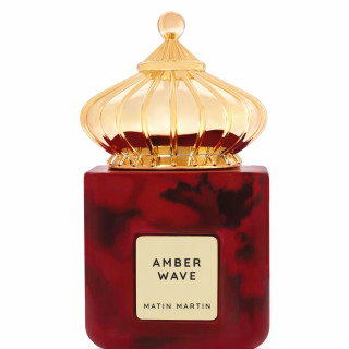 Matin Martin AMBER WAVE EDP 100 ml — produktas iš priekio; artimas vaizdas; baltame fone