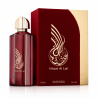 Fragrance World Ishqat Al Lail Athoor Al Alam EDP 100 ml — toode ja pakend; väga lähivõte; valgel taustal