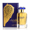 Lattafa Perfume Shafaq EDP 100 ml — товар и упаковка; очень крупный план; на белом фоне