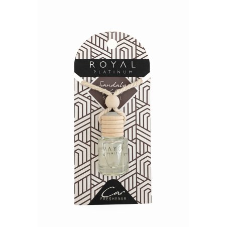 Royal Platinum Sandal Wood EDP 8 ml — изглед на продукта; цялостна композиция; на бял фон