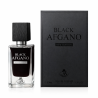 Fragrance World Black Afgano EDP 60 ml — toode ja pakend; lähivaade; valgel taustal