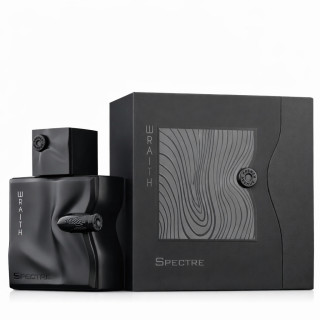 Fragrance World Wraith Spectre EDP 100 ml — obal produktu; velmi detailní záběr; na bílém pozadí