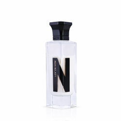 Naseem Love Me Now Aqua EDP 75 ml — товар спереди; полная композиция; на белом фоне