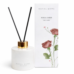 Royal Platinum Platinum ROSE & AMBER 120 ml — товар спереди; крупный план; на белом фоне