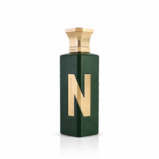 Naseem Lost In The Woods Aqua EDP 75 ml — produkt framifrån; fullständig komposition; på vit bakgrund