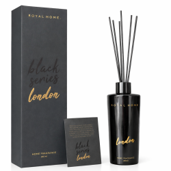 Royal Platinum Black Series LONDON EDP 200 ml — товар спереди; крупный план; на белом фоне