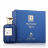 Fragrance World Paradox Azuree EDP 100 ml — produkt og emballasje; svært tett nærbilde; på hvit bakgrunn