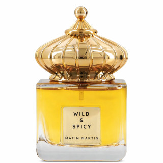 Matin Martin WILD AND SPICY EDP 100 ml — produktas iš priekio; artimas vaizdas; baltame fone