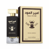 Fragrance World Ameer Al Oud VIP Special Edition EDP 100 ml — produkt a balení; detail; na bílém pozadí; nejbližší záběr