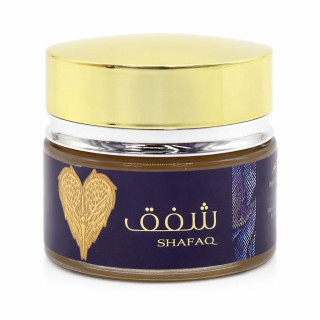 Lattafa Perfume SHAFAQ 20 ml — товар спереди; крупный план; на белом фоне