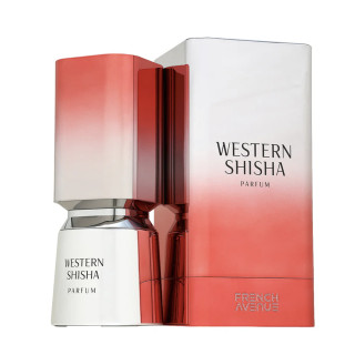 Fragrance World Western Shisha EDP 100 ml — товар и упаковка; крупный план; на белом фоне