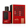 Fragrance World Anaqeed Rouge EDP 100 ml — produkto pakuotė; artimas vaizdas; baltame fone