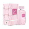 Fragrance World Hayaati Rose EDP 100 ml — товар и упаковка; полная композиция; на белом фоне