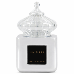 Matin Martin LIMITLESS EDP 100 ml — товар спереди; крупный план; на белом фоне