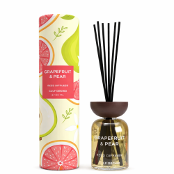 Gulf Orchid GRAPEFRUIT & PEAR 150 ml — товар спереди; крупный план; на белом фоне