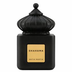 Matin Martin SHAHAMA EDP 100 ml — товар спереди; крупный план; на белом фоне