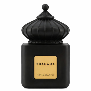 Matin Martin SHAHAMA EDP 100 ml — товар спереди; крупный план; на белом фоне