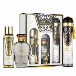 Lattafa Perfume Turab Al Dhahab — product from the front; close view; on a white background