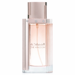 Lattafa Perfume The Kingdom Woman EDP 100 ml — товар спереди; крупный план; на белом фоне