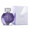 Fragrance World Eclat La Violette EDP 100 ml — toode ja pakend; lähivaade; valgel taustal