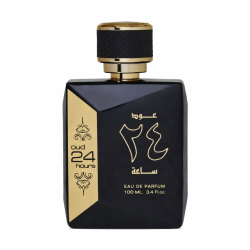 Lattafa Perfume Oud 24 hours EDP 100 ml — товар спереди; крупный план; на белом фоне