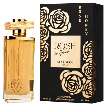 Gulf Orchid Rose Honey de France EDP 110 ml — productweergave; zeer nabije close-up; op een witte achtergrond