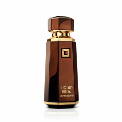 Fragrance World Liquid Brun LIMITED EDITION Extrait de Parfum 150 ml — toode eestvaates; täiskompositsioon; valgel taustal
