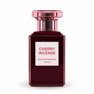 Fragrance World Cherry Incense EDP 80 ml — товар спереди; полная композиция; на белом фоне