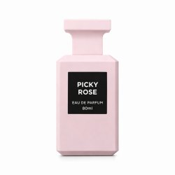 Fragrance World Picky Rose EDP 80 ml — товар спереди; полная композиция; на белом фоне