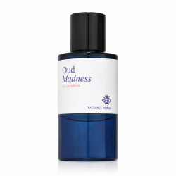 Fragrance World Oud Madness EDP 60 ml — товар спереди; крупный план; на белом фоне
