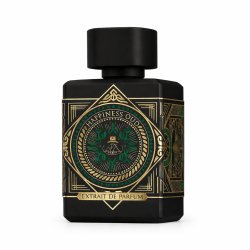 Fragrance World Happiness Oud Extrait de Parfum 80 ml — produkt od przodu; pełna kompozycja; na białym tle