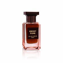 Fragrance World Ebony Fume EDP 80 ml — toode eestvaates; täiskompositsioon; valgel taustal