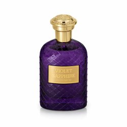 Fragrance World Violet Sapphire EDP 100 ml — товар спереди; полная композиция; на белом фоне