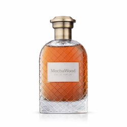 Fragrance World Mocha Wood EDP 100 ml — produktas iš priekio; visa kompozicija; baltame fone