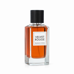 Fragrance World Velvet Rouge EDP 100 ml — товар спереди; полная композиция; на белом фоне