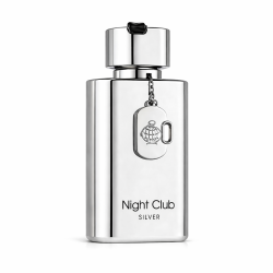 Fragrance World Night Club Silver EDP 100 ml — товар спереди; полная композиция; на белом фоне