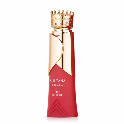 Fragrance World Sultana The Joyful EDP 80 ml — товар спереди; крупный план; на белом фоне